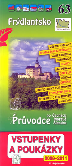 Obrázok Frýdlantsko 63. - Průvodce po Č,M,S + volné vstupenky a poukázky