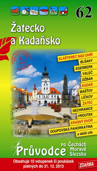 Obrázok Žatecko a Kadaňsko 62. - Průvodce po Č,M,S + volné vstupenky a poukázky
