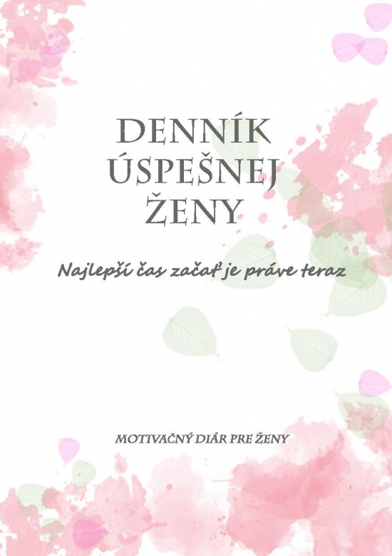 Obrázok Denník úspešnej ženy - motivačný diár pre ženy