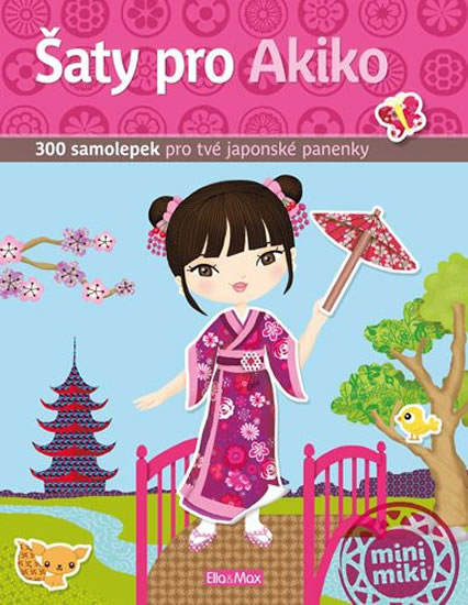 Obrázok Šaty pro Akiko - kniha samolepek