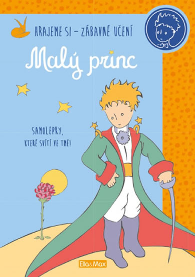 Obrázok Malý princ - kniha aktivit - oranžové samolepky