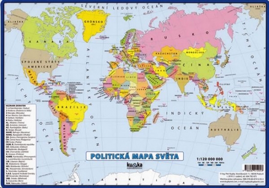 Obrázok Politická mapa světa