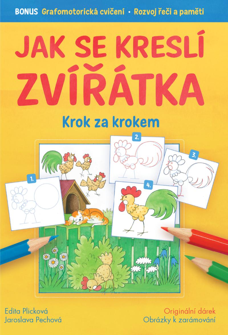 Obrázok Jak se kreslí zvířátka krok za krokem