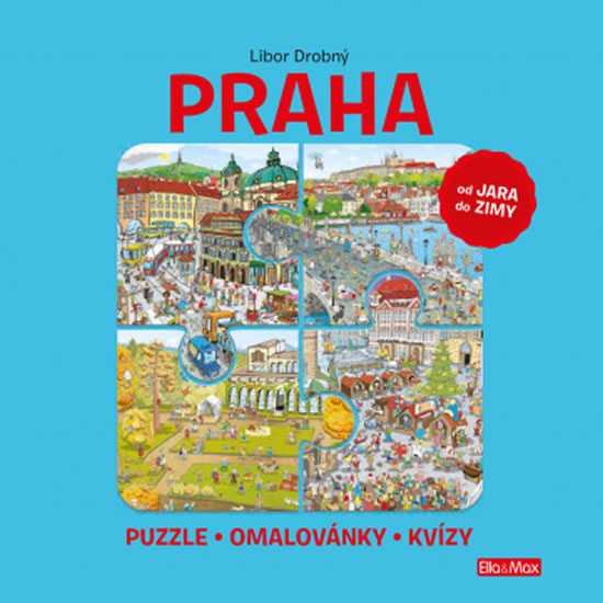 Obrázok PRAHA - Puzzle, omalovánky, kvízy