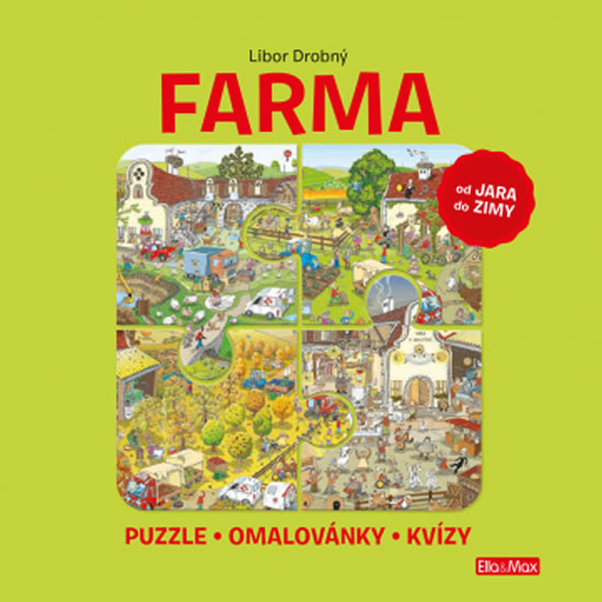 Obrázok FARMA - Puzzle, omalovánky, kvízy