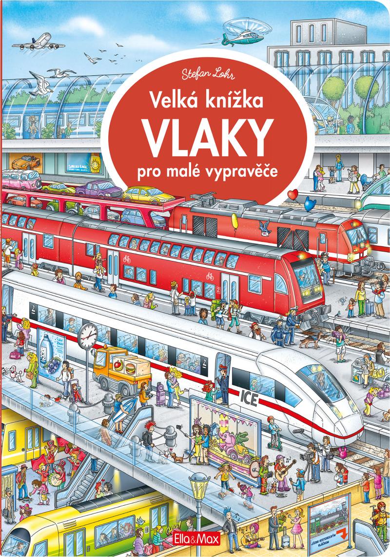 Obrázok Velká knížka VLAKY pro malé vypravěče