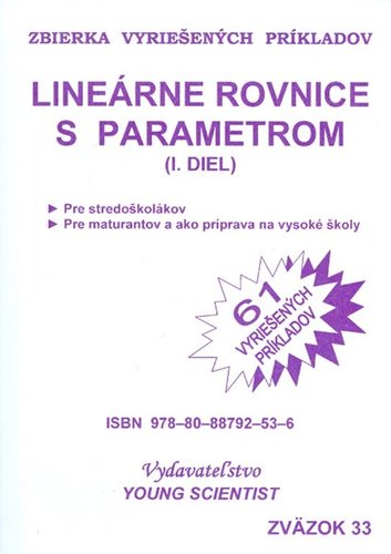 Obrázok Lineárne rovnice s parametrom I.diel