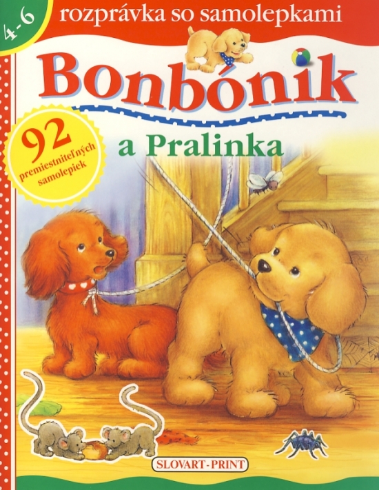 Obrázok Bonbónik a Pralinka - rozprávka so samolepkami