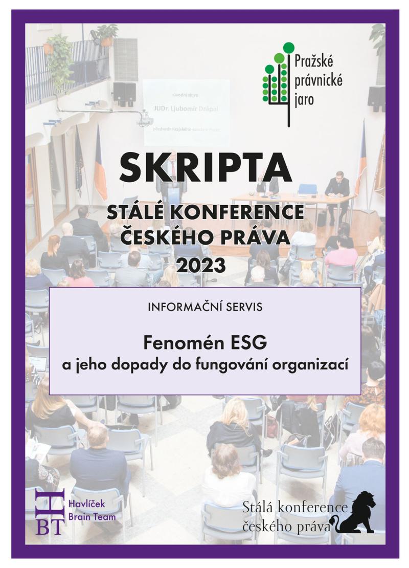 Obrázok SRIPTA SKČP Fenomén ESG a jeho dopady do fungování organizací