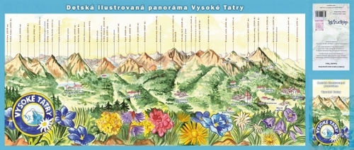 Obrázok Detská ilustrovaná panoráma Vysoké Tatry - hravá škola