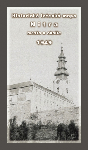 Obrázok Historická letecká mapa mesta Nitra a okolia z roku 1949