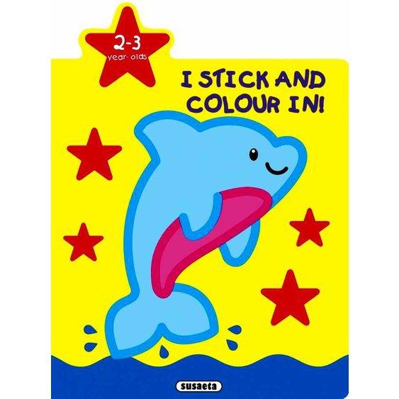 Obrázok I stick and colour in!  - Dolphin 2-3 year old