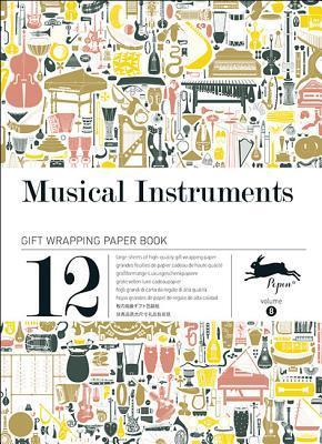 Obrázok Musical Instruments gift wrap