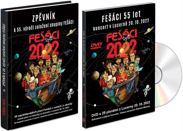 Obrázok Fešáci 55 let - Zpěvník + DVD